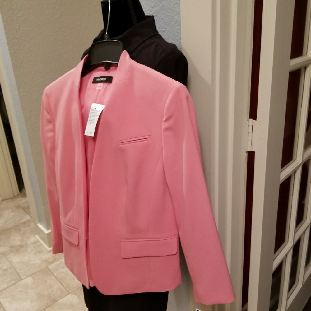 Brand  New  Nine West Bubble Gum Pink Jacket